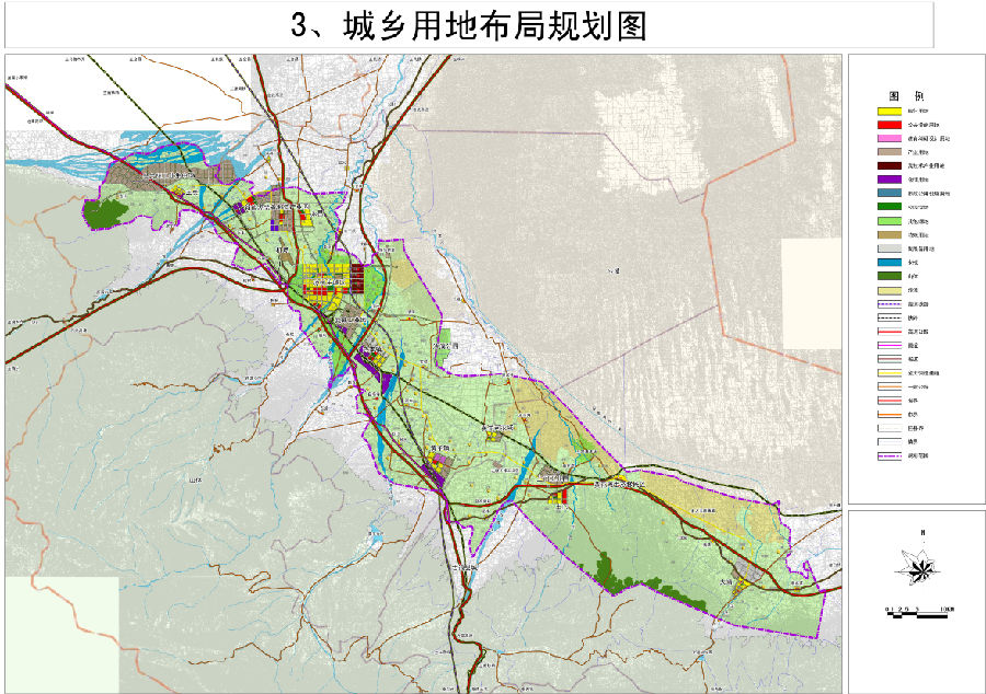 城乡用地布局规划图