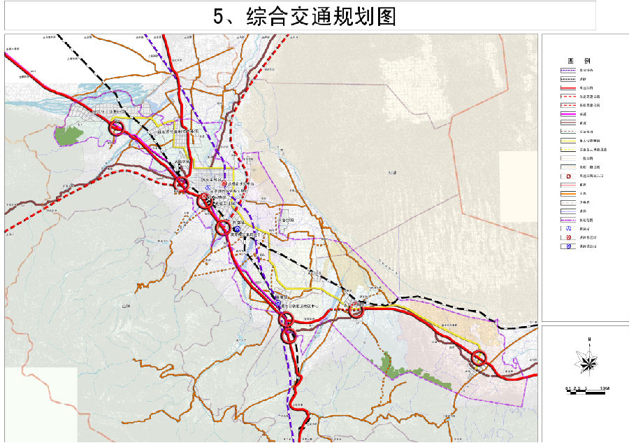 综合交通规划图
